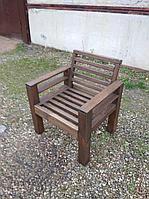 Кресло садовое и банное деревянное "Лофт Люкс", фото 1