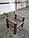 Кресло садовое и банное деревянное "Лофт Люкс", фото 3
