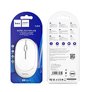 Беспроводная мышь 2в1 USB+Bluetooth DI04 белый Hoco