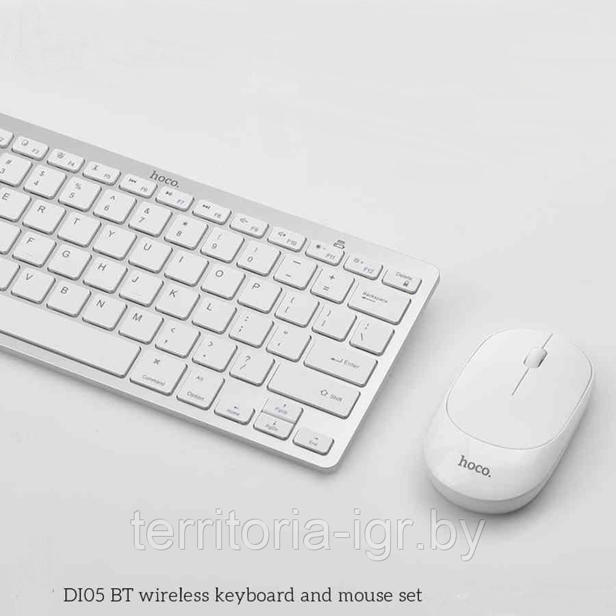 Беспроводная Bluetooth клавиатура + мышь DI05 Hoco - фото 2 - id-p138956435