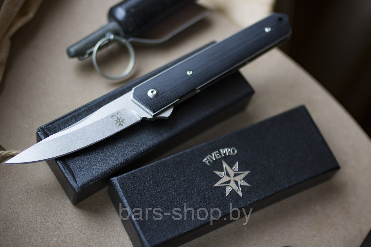 Складной нож Five Pro, black