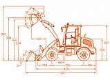 Фронтальный погрузчик 1.6 тонны, фото 7