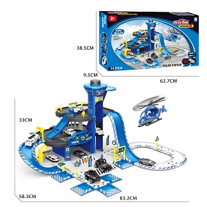 Игровой набор Паркинг "Полицейский участок" арт. 660-A2