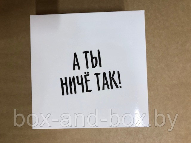 Коробка подарочная (размер 20*20*11)