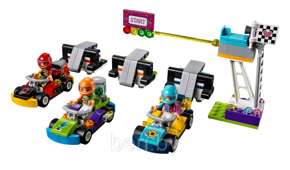 11040 Конструктор Lari Friends "Большая гонка", (Аналог LEGO Friends 41352), 654 детали - фото 8 - id-p138957784