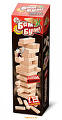 Игра настольная для взрослых и детей БАМ-БУМ. Падающая башня с фантами , 01741ДК