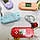Брелок - тетрис Mini Game Player (с кольцом, карабином и колокольчиком) Лиловый с белыми кнопками, фото 8