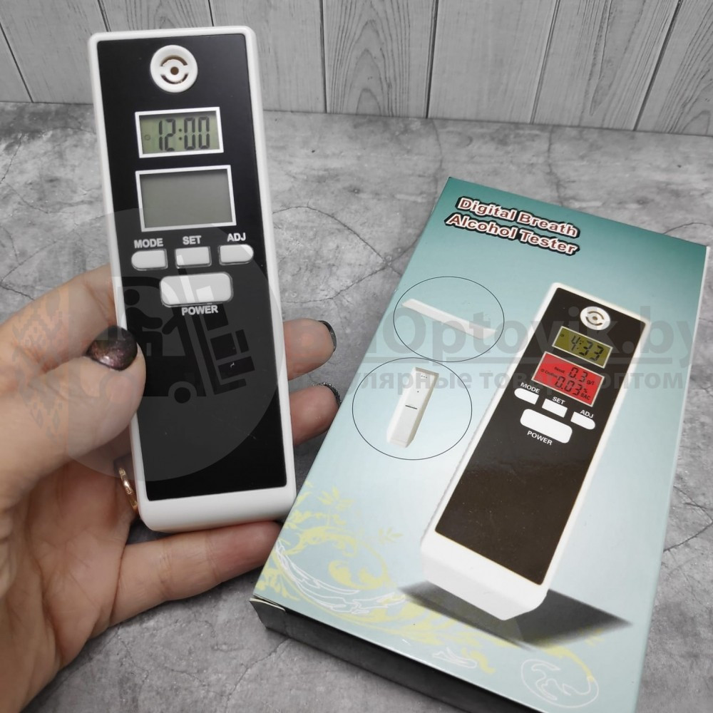 Надёжный алкотестер- электронные часы с функциями будильника, термометра , таймера Digital Breath Alcohol - фото 5 - id-p138959228