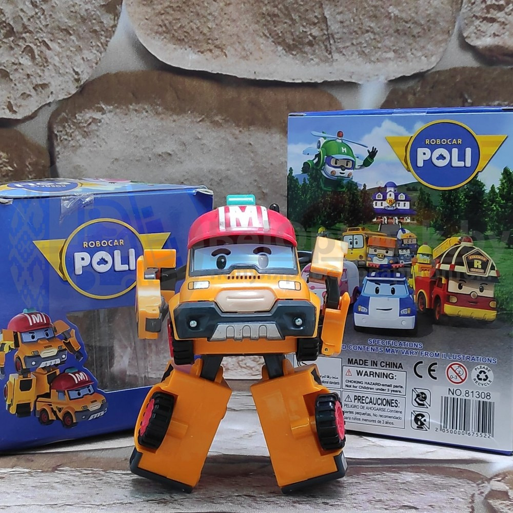 Трансформер игрушка Silverlit Robocar Poli Марк оранжевый/красный - фото 3 - id-p138963566