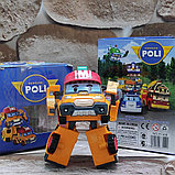 Трансформер игрушка Silverlit Robocar Poli Баки желтый/синий, фото 3