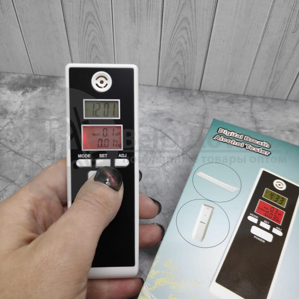 Надёжный алкотестер- электронные часы с функциями будильника, термометра , таймера Digital Breath Alcohol - фото 6 - id-p138963621