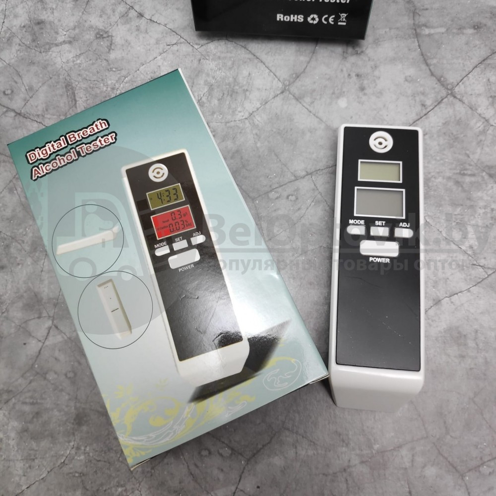 Надёжный алкотестер- электронные часы с функциями будильника, термометра , таймера Digital Breath Alcohol - фото 9 - id-p138963621