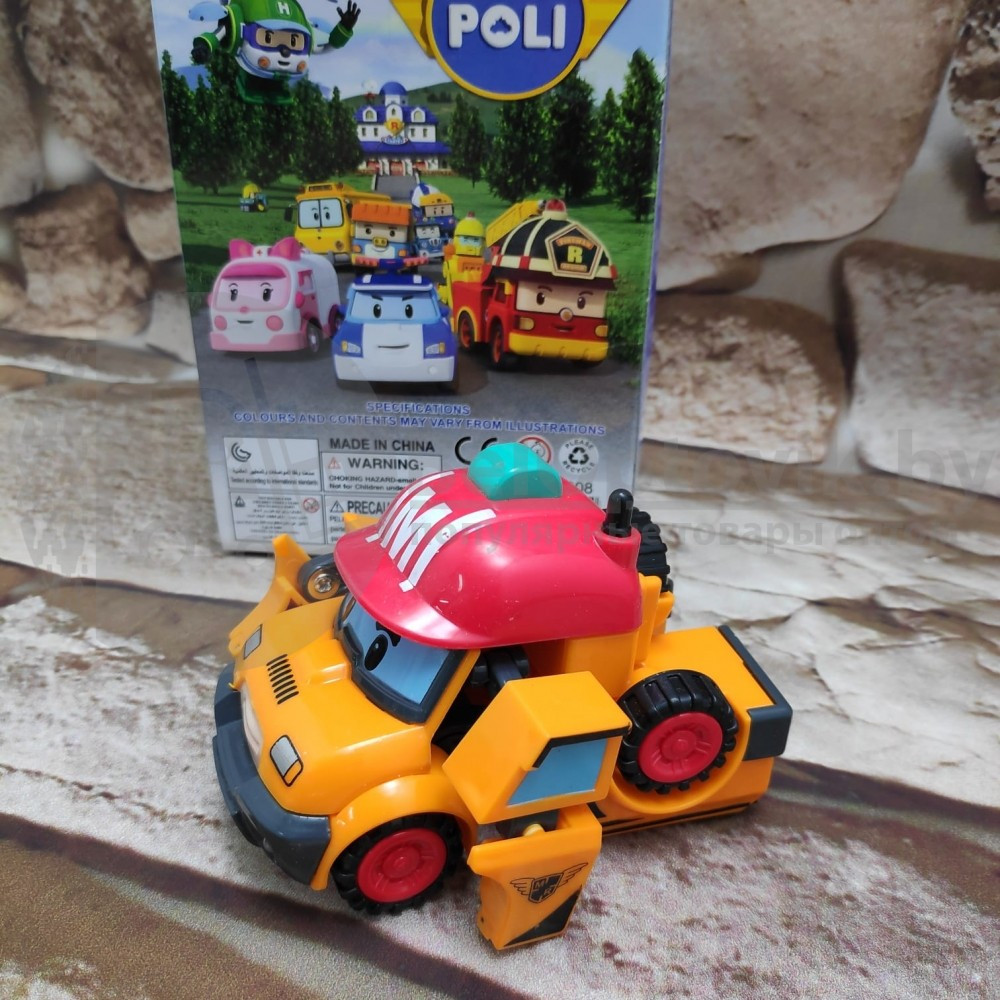 Трансформер игрушка Silverlit Robocar Poli Баки желтый/синий - фото 3 - id-p138963629