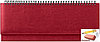 Планинг недатированный OfficeSpace Nebraska, 330х130 мм., кожзам, 56 листов, бордовый