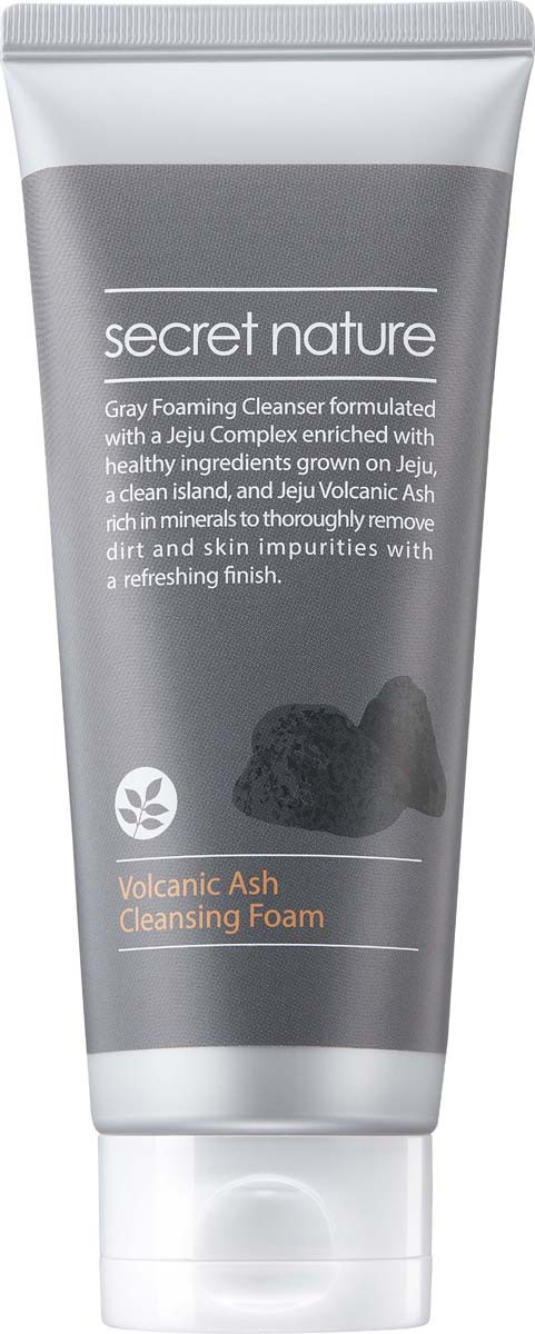 Пенка для умывания с вулканическим пеплом (SECRET NATURE), 150мл / Volcanic Ash Cleansing Foam