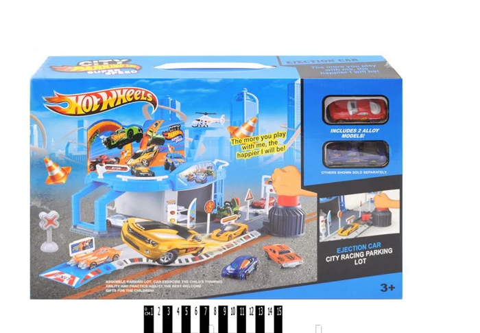 Игровой набор Гараж-парковка Hot Wheels (Хот Вилс) HW-105  в np