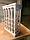 Стеллаж-консоль винный декоративный из массива сосны "Ницца" В800мм*Д500мм*Г400мм, фото 4