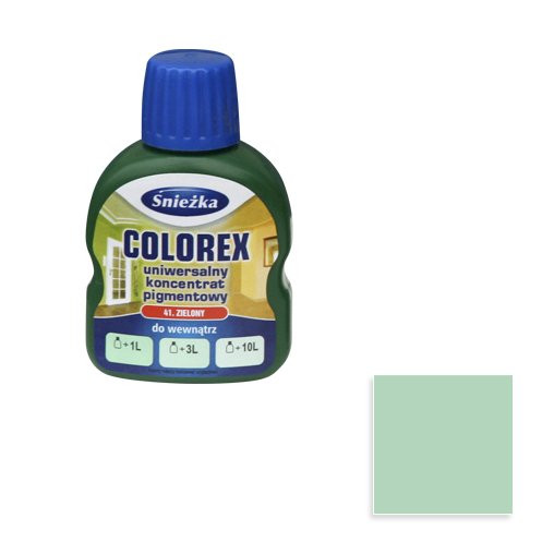 Краситель Sniezka Colorex № 41 зеленый, 0.1 л. - фото 1 - id-p10662331