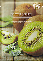 Выравнивающая маска для лица с киви (SECRET NATURE), 25мл / Kiwi Mask Sheet