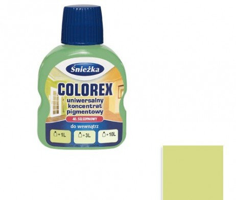 Краситель Sniezka Colorex № 40 светло-зеленый, 0.1 л., фото 2