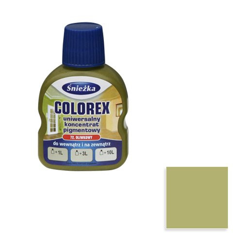 Краситель Sniezka Colorex № 72 оливковый, 0.1 л. - фото 1 - id-p10662337