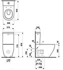 ЧАША ДЛЯ УНИТАЗА LAUFEN PRO 825952 36X65X83,5, VARIO ВЫПУСК, фото 4