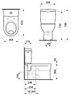 ЧАША ДЛЯ УНИТАЗА LAUFEN PRO 824959 36X67, VARIO ВЫПУСК, С ПОЛОЧКОЙ, фото 2