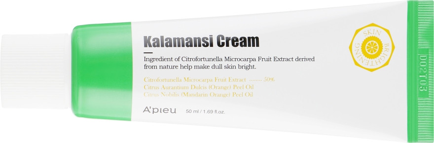 Осветляющий крем для лица с экстрактом каламанси A'PIEU / Kalamansi Cream, 50мл - фото 1 - id-p138992880