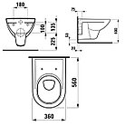 УНИТАЗ ПОДВЕСНОЙ LAUFEN PRO 820950 36X56, фото 2