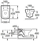 УНИТАЗ ПОДВЕСНОЙ ROCA DAMA SENSO 36X57, 346517000, фото 2
