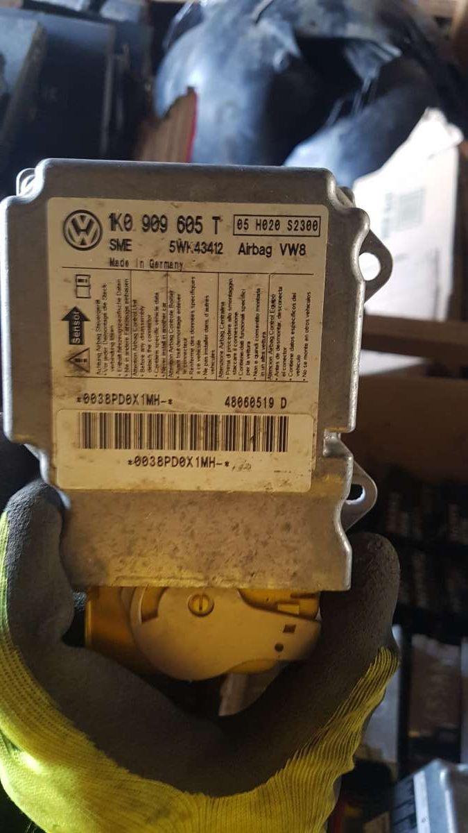 Блок AirBag 1K0909605T Volkswagen Golf 5, Фольксваген Гольф 5 2004-2008 гг.в.