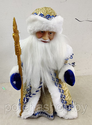 Музыкальный Дед Мороз 30 см, двигает руками и головой арт. 14505-12, фото 2