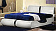 Кровать Милана 140см, с мягким изголовьем, фото 2