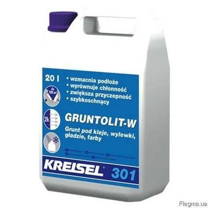 Грунтовка водная Kreisel GRUNTOLIT-W 301, 5 л. - фото 1 - id-p137620116
