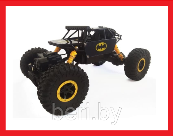 699-89A Внедорожник на пульте управления, на р/у, Краулер HuangBo Toys, 4WD, 1:18 (черный)