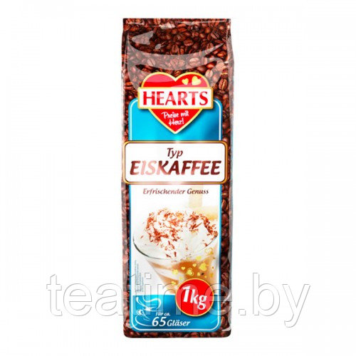 КОФЕЙНЫЙ НАПИТОК HEARTS "EISKAFFEE", ХОЛОДНЫЙ КОФЕ, 1KG