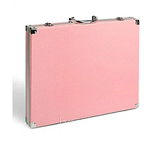 Набор для рисования 150 предметов в металлическом кейсе (розовый), фото 3
