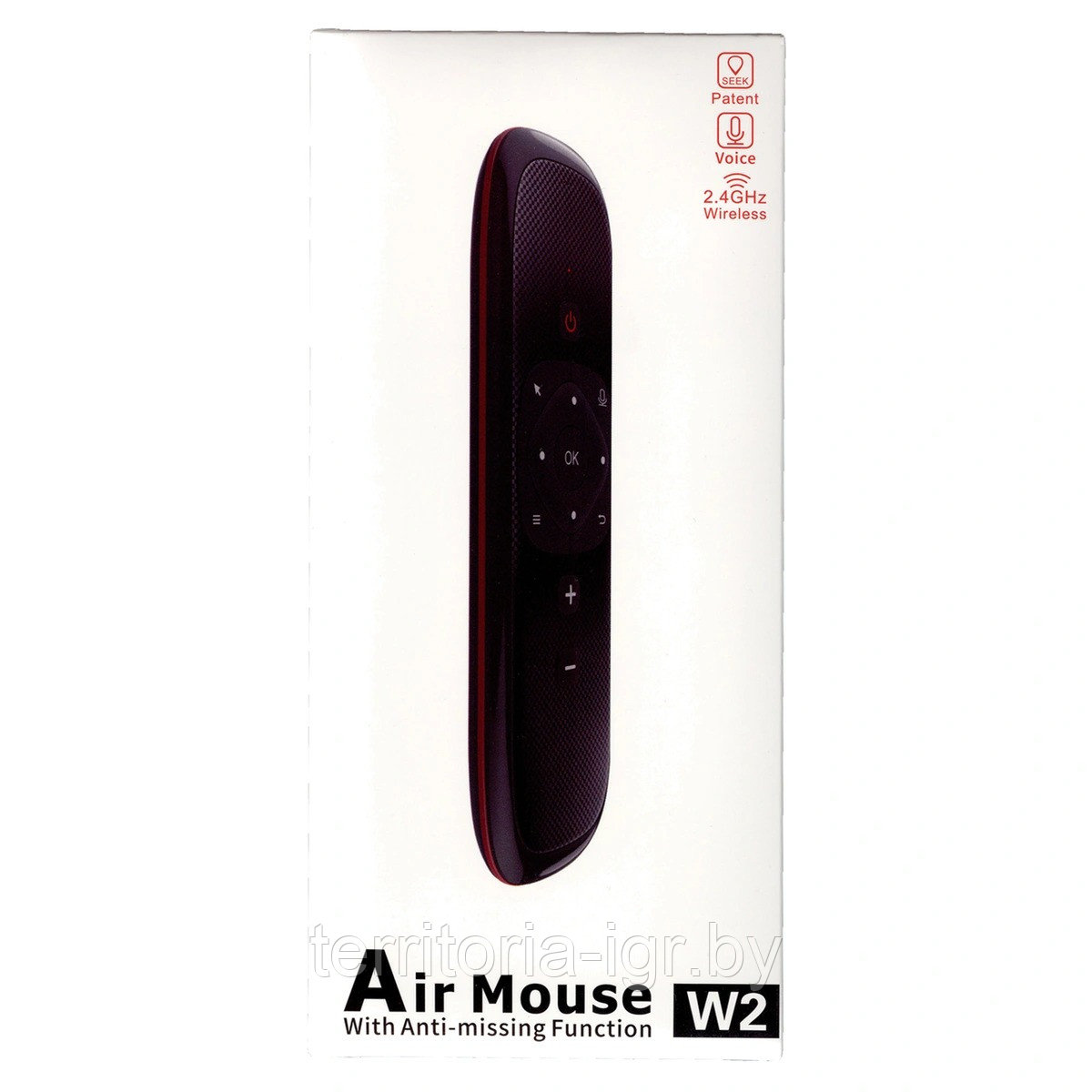 Пульт ду с гироскопом и клавиатурой (с тачпадом) L Air Mouse W2 ClickPDU Huayu - фото 1 - id-p139151734