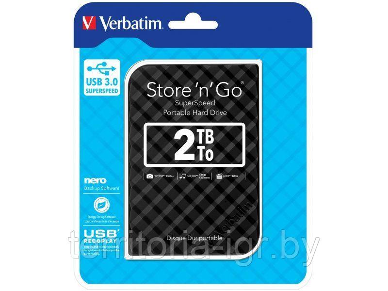 Внешний жесткий диск Store 'n' Go USB 3.0, 2 Тб Verbatim