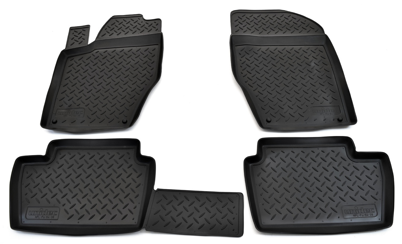 PEUGEOT 308 2007-2015 Коврики в салон Norplast (цвет черный) NPL-Po-64-38