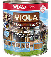 Состав VIOLA Classic HT 30 сосна защ.-декор. состав для древесины 1,0 л (0,7 кг), фото 2