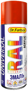 Эмаль-аэрозоль Dr. Farber акриловая унив. RAL 8011 глянц. орехово-коричневый 520 мл