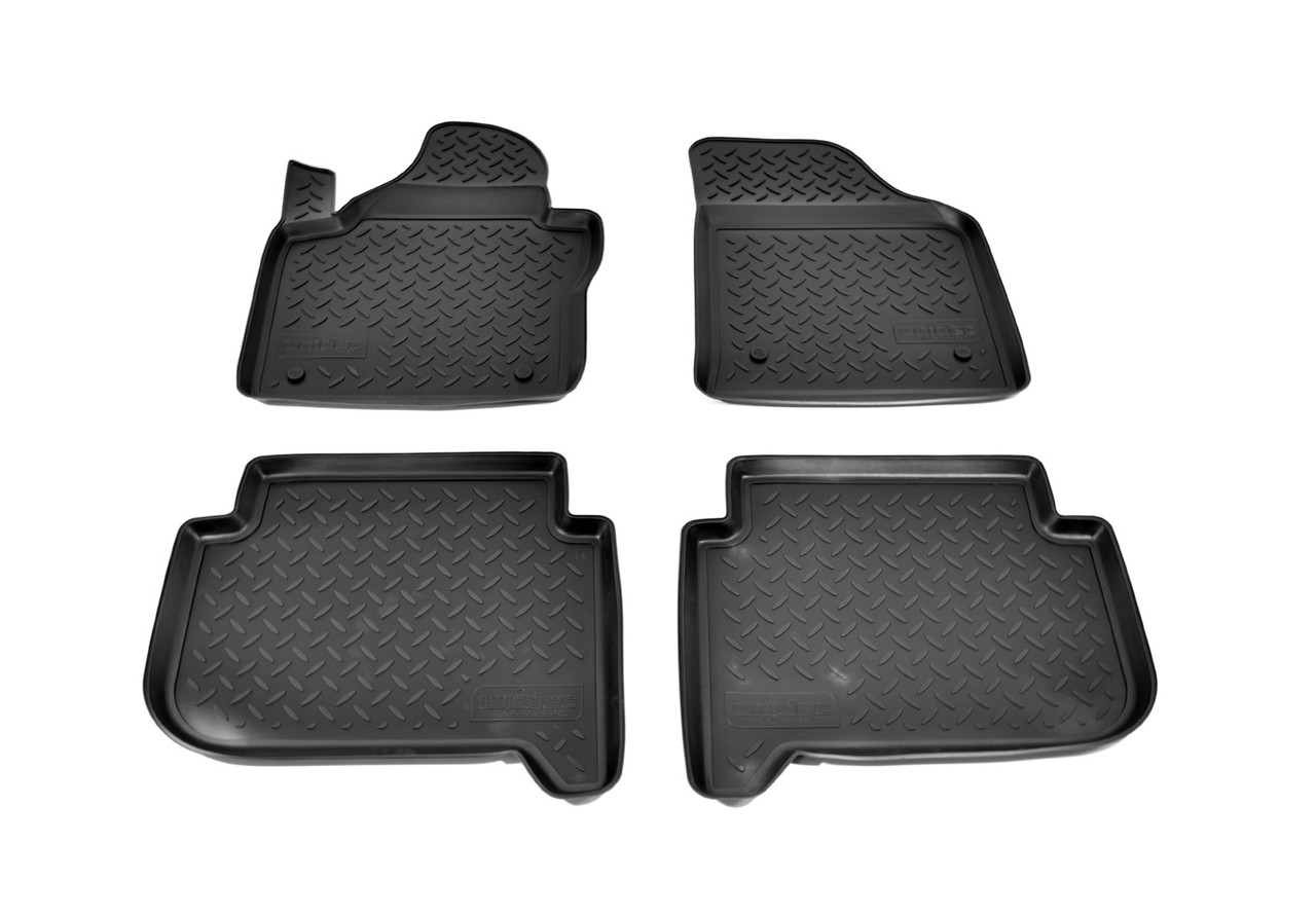 VOLKSWAGEN Touran 2003-2015 Коврики в салон Norplast (цвет черный) NPL-Po-95-60