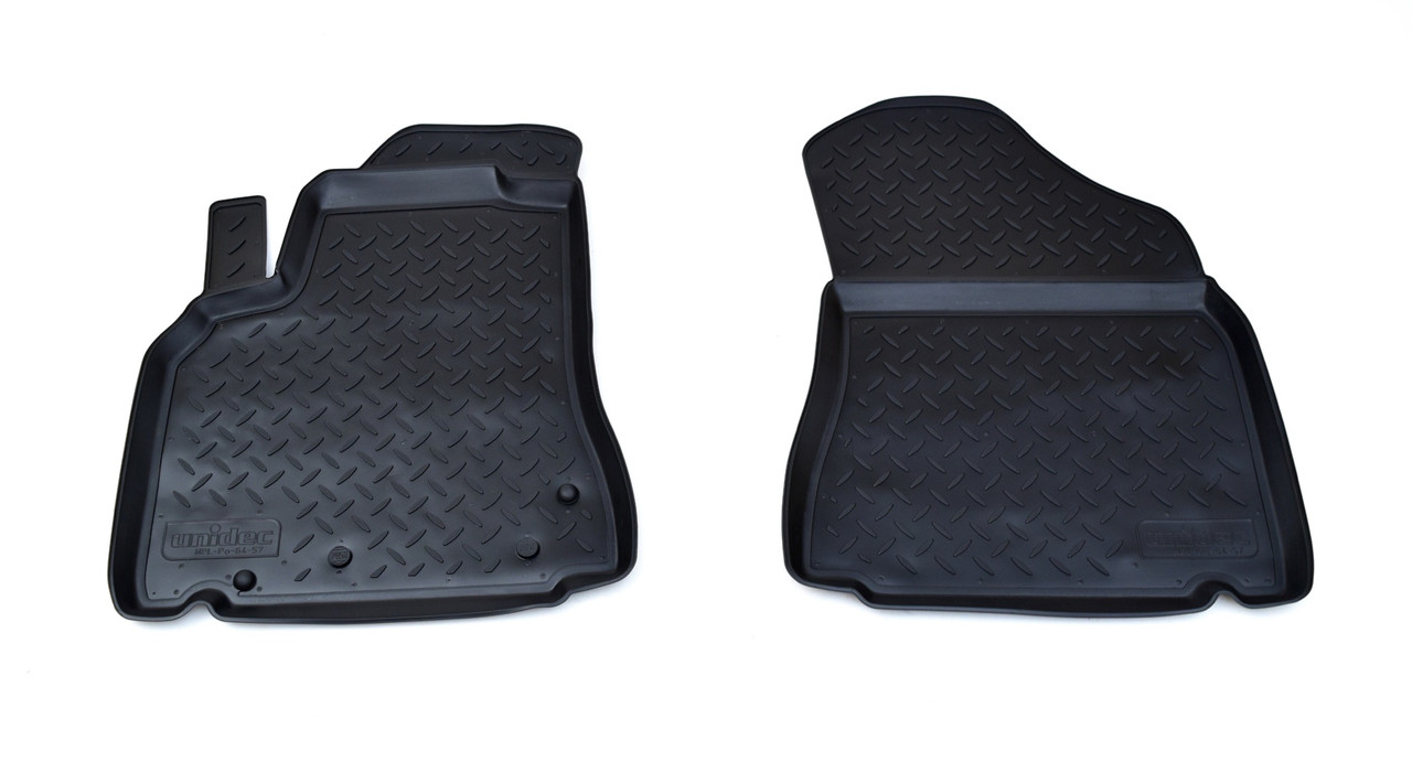 Перед PEUGEOT Partner 2008-2019 Коврики в салон Norplast (цвет черный) NPL-Po-64-57