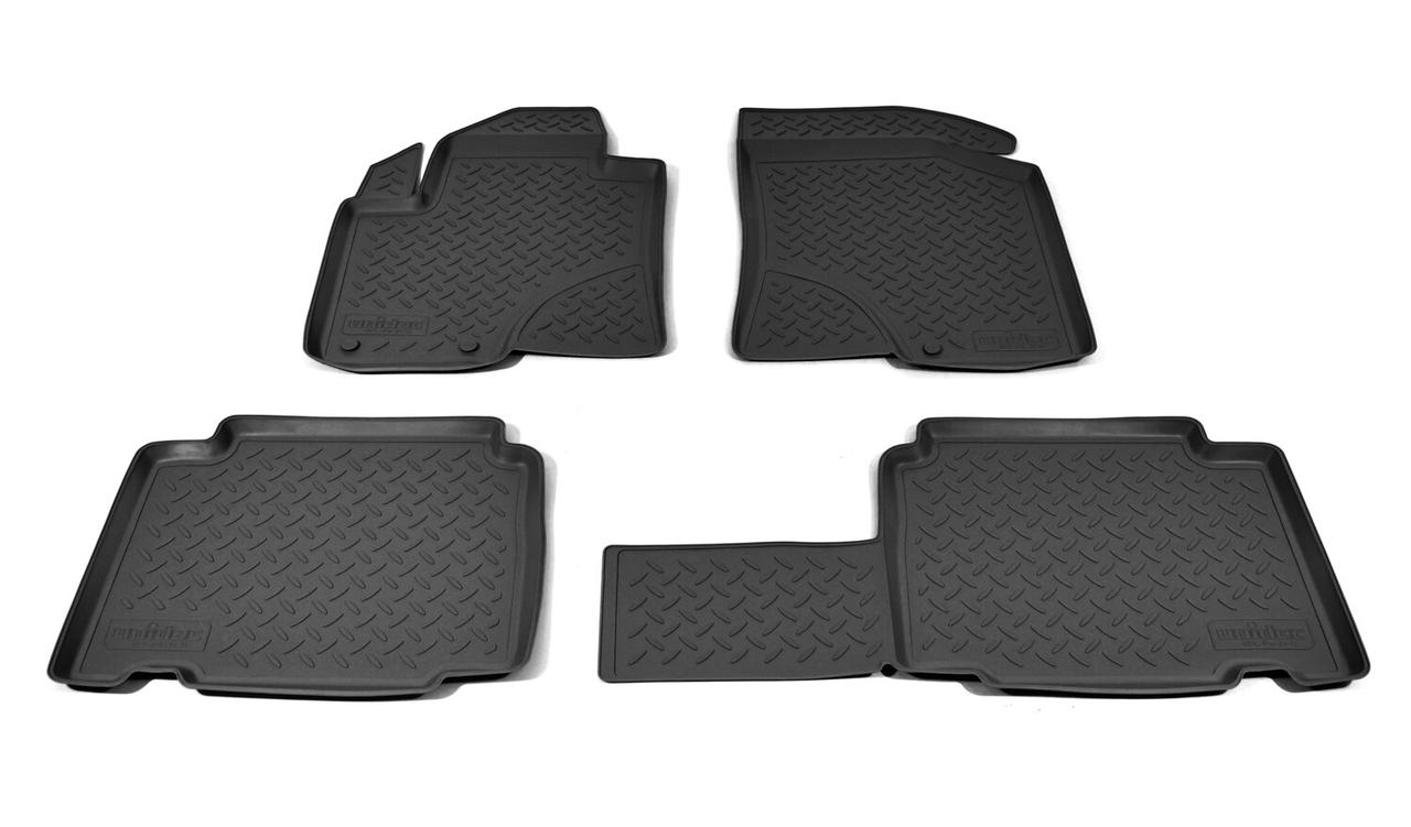 HYUNDAI ix55 2009-2013 Коврики в салон Norplast (цвет черный) NPL-Po-31-11