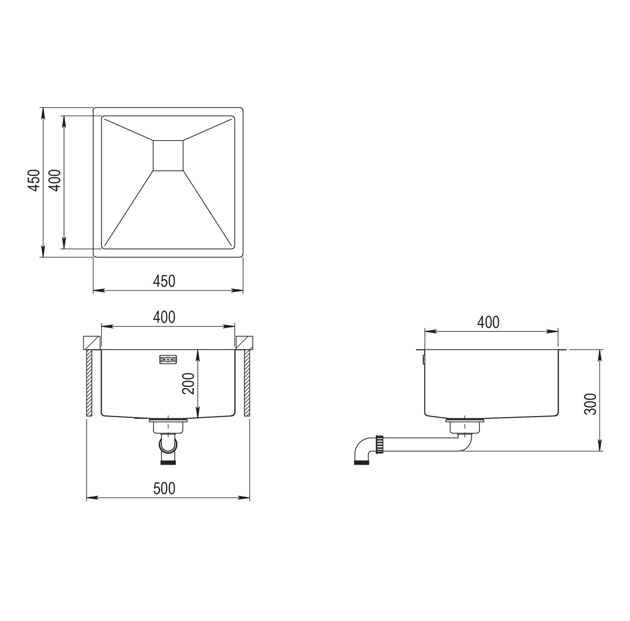 Мойка AquaSanita Steel DER 100 X - фото 2 - id-p139151750