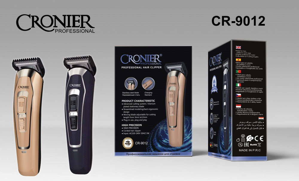 Машинка для стрижки волос (триммер) Cronier CR-9012