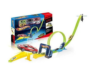 Гоночный трек Hot Wheels Мертвая петля + 6 машинок, фото 2