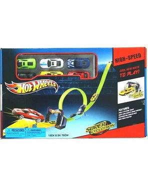 Гоночный трек Hot Wheels Мертвая петля + 6 машинок, фото 2