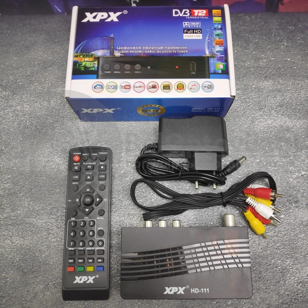 Цифровой телевизионный ресивер 2304х1296 XPX HD-111 - фото 4 - id-p137332707